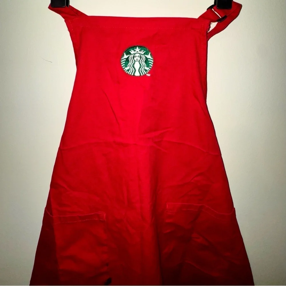 Starbucks Red Holiday Christmas Apron
